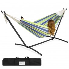 2-Person Double Hammock w/ Steel Stand with Carrying Case